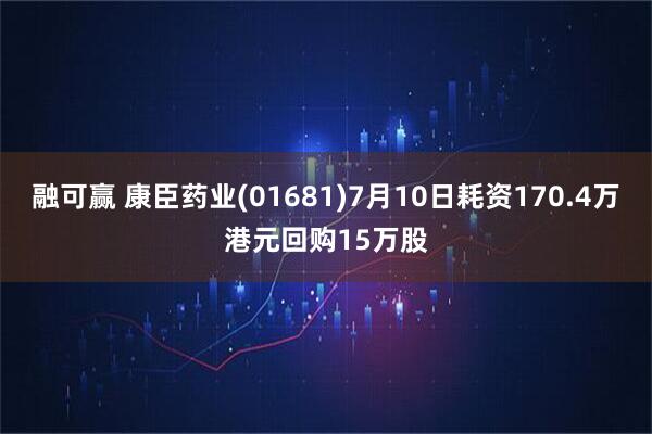 融可赢 康臣药业(01681)7月10日耗资170.4万港元回购15万股