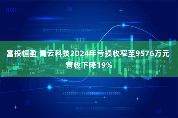 富投恒盈 青云科技2024年亏损收窄至9576万元 营收下降19%